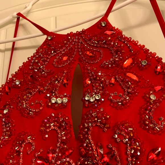 Red Jovani Prom Dress - Picture 2 of 5